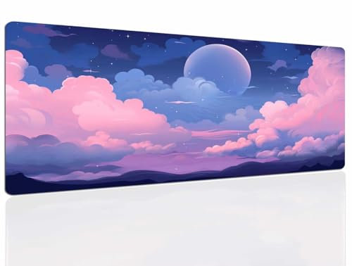 Tapis de Souris Nature, Tapis Souris XXL, 1600x800x4mm Tapis de Bureau Gaming AntidéRapant, Tapis Bureau étanche, sous-Main pour Clavier et Souris, Mouse Pad Mat, pour Gamer, Ordinateur, Pc 783