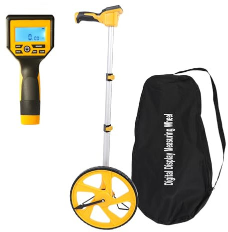 Gavigain Entfernungsmesser, 100.000 Fuß Messung, Teleskop-Messlatte, hintergrundbeleuchtetes Digitaldisplay, wasserdicht, tragbar, hohe Genauigkeit für den Einsatz im Freien und