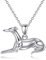 VENACOLY Windhund Halskette 925 Sterling Silber Hund Anhänger Kette Windhund Muttertag Schmuck Geschenk für Frauen Mutter Hundeliebhaber