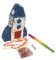 BESPORTBLE Weltraum Pinata Für Kindergeburtstag Raketen Pinata Mit Füllung Für Süßigkeiten Kreatives Partyspiel Für Jungen Und Zubehör Für Mottopartys
