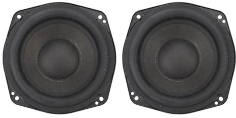 Ldafava 6.5 Inch Car Subwoofer Speaker High Power Bass Woofer Sound Speaker System for Car Stereo DC12V Plastic Magnet 6.5 Inches 2 Speakers