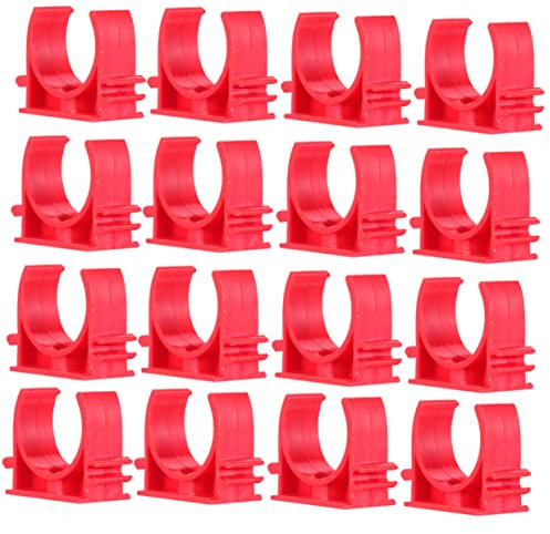 NUOBESTY Rohrkarten U Klemmen Hängende Rohrklemme Schlauchklemme Stahlrohr Stützhalterungen Aufhängerhalterung Hochleistungs Griff Rohrclips Drahtklemmen Rohrklemmen U