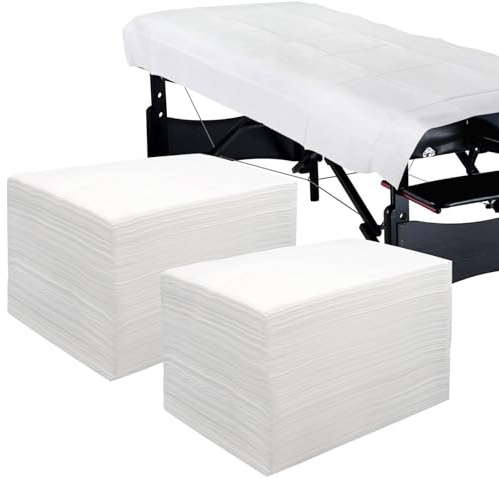Tvvcalk Lot de 200 Drap Jetable Table Massage, 80 * 180 cm Drap Jetable, Drap Intissé, drap esthetique jetable, drap d'examen jetable