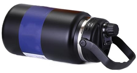 Termo para Agua Fría | Cantimplora Deportiva Acero Inoxidable | Botella de Agua Portátil Grande de 4 Litros para Playa Colegio Deporte Acampada Senderismo Viajes Ciclismo