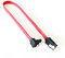 10pcs / lote 30 cm en serie de ángulo recto derecho ATA SATA II HDD Cable de datos con clips.