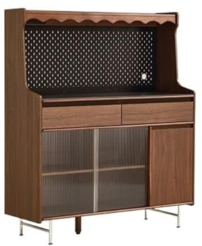 ZKALQECNF Organisieren Esszimmer Sideboard an der Wand integrierter Wohnzimmerschrank Seitenschrank Zugriff