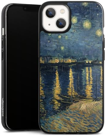 Silikon Hülle kompatibel mit Apple iPhone 13 Case schwarz Handyhülle Vincent Van Gogh Kunst Malerei