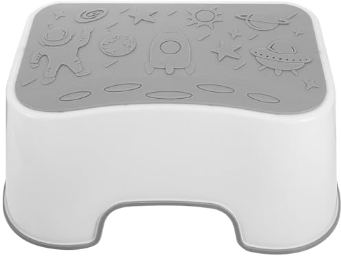SILENRADAWN Tabouret à Stable Facile et en Pp Bain Salle Blanc Nettoyer Repose-pieds Accroupi Ergonomique pour Adultes Adapté aux Toilettes Turque