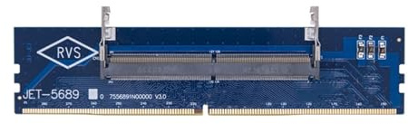 Borimend Adaptateur DDR5 SODIMM vers DIMM, Convertisseur de Mémoire DDR5, Circuit Imprimé DDR5, Testeur de Mémoire DDR5 pour Carte Mère de PC de Bureau