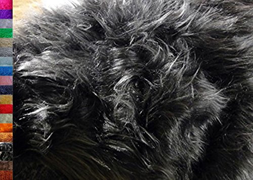 Stoffbook MAUSGRAU LANGHAAR Fellimitat ZOTTELFELL Stoff KUSCHELWEICH Kleidung KOSTÜM, B709