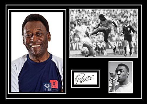 Atemberaubende Qualität Pele Signiert/Autogrammkarte