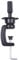 Eerya Wig Mannequin Head Stand Cosmetology Manikin Head Standard Holding Holder Clamp Stands Black (1Pcs)