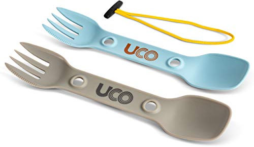 UCO Utility Spork 2 Pack with Tether Stone/Sand