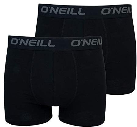 O'Neill Damen Herren Boxershort Uni 2er Pack Boxer Briefs, Black (6969), L EU
