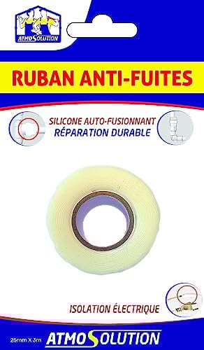 Atmos 1153 Anti-Leck-Band, Weiß, 25 mm x 3 m