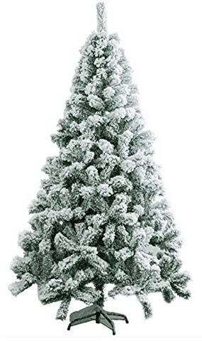 ZAW Palme künstlicher weißer Schnee Weihnachtsbaum Ornament Verzierung Desktop Dekoration Einkaufszentrum Hotel Home Party Supplies Fake Plants (Größe: A)