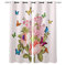 MTBDDyyds Verdunkelungsvorhänge 3D Drucken 140X100Cm Bunt Blumen Schmetterlinge Verdunklungsvorhänge Kinderzimmer 2 Stück Vorhang Blickdicht Ösenschal Kindergardinen Junge Verdunklungsgardine
