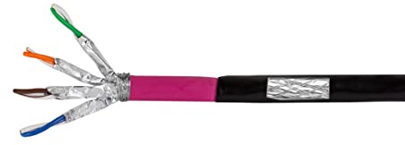 Logilink CPV0080 - Cat.7 Outdoor Cable (Underground Installation Cable/Direct Burial Cable), LSZH-PE, 25 m