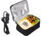 Naudeco Sac à lunch Four portable Recharge USB Micro-ondes Doublure en aluminium Boîte à bento Tissu Oxford Four portable avec poignée pour voyage voiture longue distance