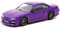 Tarmac Works T64G-018-PU Vertex Nissan Silvia S14 lila metallic Maßstab 1:64 Modellauto