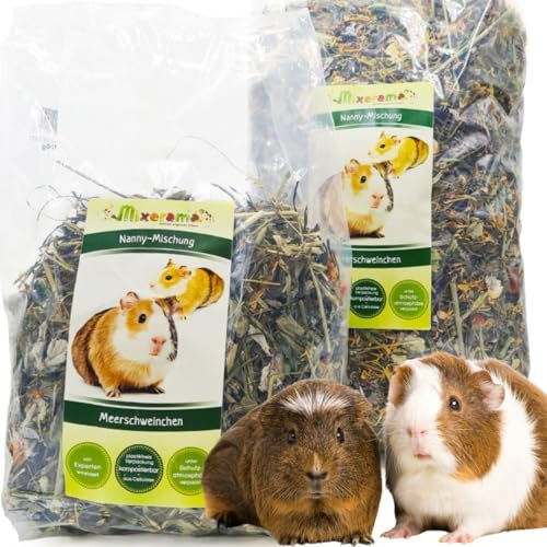 Mixerama Meerschweinchen Nanny-Mischung - getreidefreies Futter für Meerschweinchen ohne Pellets