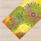Il Gruppone Passione Casa Tappeto Cucina Antiscivolo Made in Italy Passatoia Antimacchia Multiuso Corridoio Soggiorno Lavabile in Lavatrice - Mandala Giallo - 50x100 cm