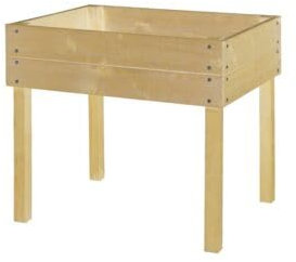Hochbeet für Kinder - Pflanzenbeet in Mini - Kräuterbeet ab 3 Jahren aus Holz