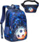 LEDAOU Schulrucksack Jungen Teenager Mädchen Schultaschen Kinder Rucksäcke Wasserdicht Leichtgewicht Schulranzen Groß für Schule Geschenke