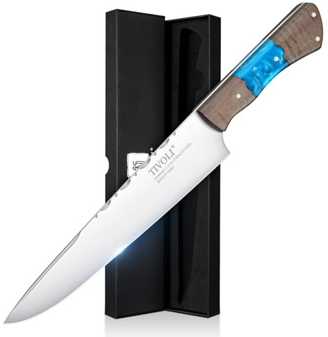 TIVOLI Küchenmesser Scharf Kochmesser,Profi Japanisches Kochmesser aus German 1.4116 Stahl,Full Tang Küchen Messer mit Ergonomischer Griff aus Harz, Erste Wahl beim Verschenken