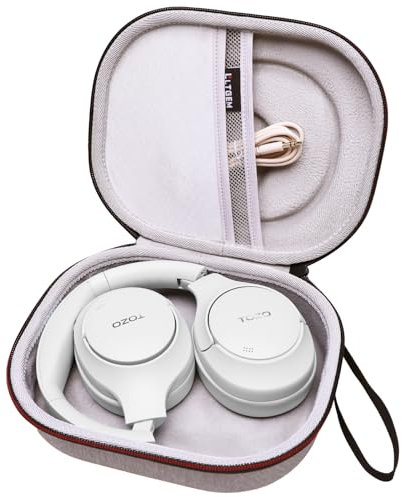 LTGEM Headphone Case Compatible with JBL Tune 510BT/520BT/720BT/770NC & JBL Live 460NC/660NC/670NC/770NC/760NC & TOZO HT2 Wireless Bluetooth Over-Ear Headphones, Gray(Case Only)