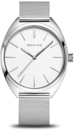 BERING Unisex Uhr Quarz Movement - Classic Collection mit Edelstahl und Saphirglas 127220-40-000-5 ATM