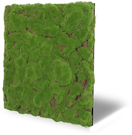 JANGAL Modular Wall Design Moos Paneel (52 x 52 cm), Modulares Wandpaneel, mit recyceltem PET-Filz, zum Kleben oder Schrauben, Wandverkleidung, Wand Deko, Mooswand (Forest Green Bulk)