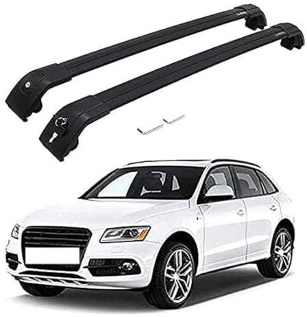 YRCTHEK für Q5 2012-2017 2 Stück Aluminium Dachträger Relingträger Dachgepäckträger- Alu Relingträger,A