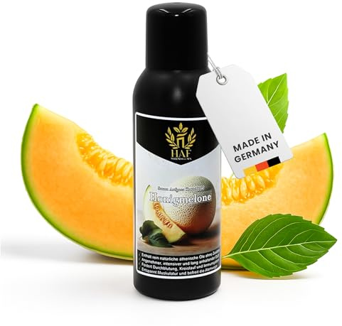 HAF Saunaaufguss Honigmelone 250 ml - Sauna Aufgussmittel mit natürlichen ätherischen Ölen - Saunaduft ohne künstliche Zusätze - Saunaöl als Konzentrat für intensiven & langhaltenden Duft