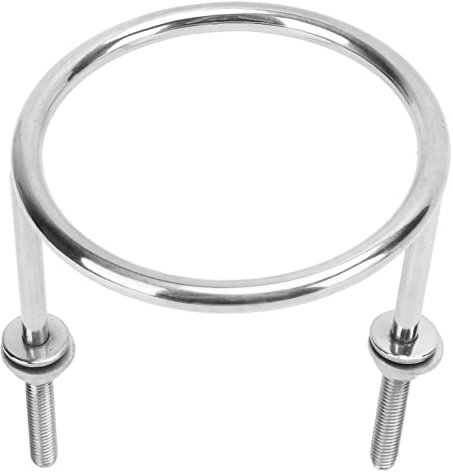 Kuuleyn -Bootsringbecherhalter 316 Edelstahl Open Ring Cup Halter Polished Ring Cup Halter