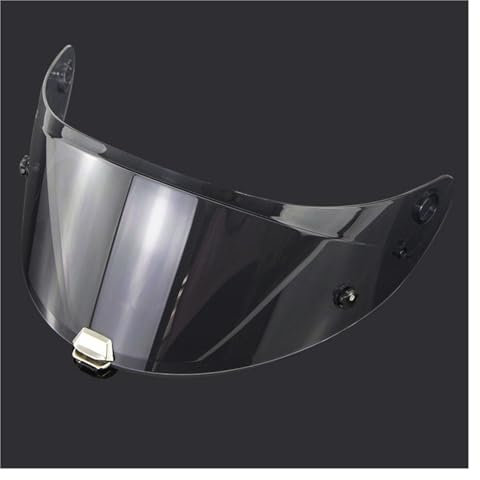 Motorrad Helmvisierlinse, Helmvisier Kompatibel mit HJC RPHA 70 RPHA 11 HJ-26 ST Motorradhelm Universalgröße Helmbrille Visier Motorradzubehör(Rot)(Black)