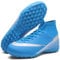 VTASQ Boys Football Boots Shoes Kids Astro Turf Trainers Kids Non-Slip Teenager Outdoor Football Shoes Girls Breathable Sneakers Unisex Blue-4 3.5UK