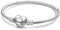 Ruaidhra Moments Herz Charms Anhänger Armband Damen Sterling Silber 925,Charm für Armbänder,Schlangenkette,Bettelarmband,Bracelet for Women,Geburtstagsgeschenk,Geschenk für Frauen,19cm