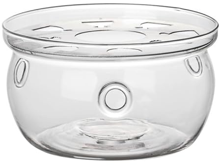 Cabilock Teekannenwärmer Mit Wärmbasis Desktop-Teewärmer Für Teekannen Hitzebeständige Tee Heizungsbasis Für Zuhause Und Büro 12.50 X 12.50 X 6.80 cm