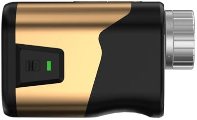 ZHFGJKSO Golf-Entfernungsmesser mit 1.200 Yards Reichweite, kontinuierlichem Scan, Fahnenfixierung, Vibrationsfunktion, 7-facher Vergrößerung und starkem Zoom