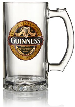 Guinness Tankard With Guinness Classic Collection Red And Black Label Design