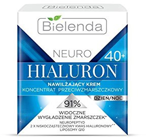 Bielenda Neuro Hialuron Moisturizing Anti Wrinkle Cream Concentrate 40+ Day Night 50ml