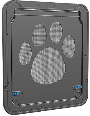Puerta mosquitera Petleso para perro, puerta con cerradura para mascotas, puerta para perros pequeños y grandes, grande