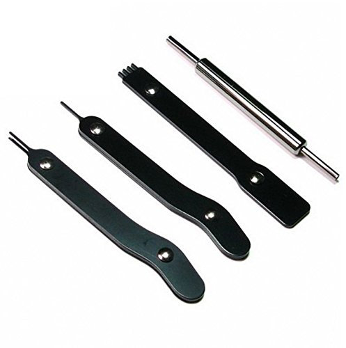 WOVELOT 4PCS/Set PSU Mod/Smart ATX/EPS/PCI-E/Molex/SATA Full Pin Removal Tool Kit for PC Computer Connectors/Plugs
