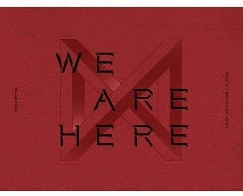 MONSTA X - [Take.2 We Are Here 2nd Album Random CD+134p Booklet+PhotoCard+Pre-Order Benefit(1p Unit PhotoCard+1p Clear Special Card+1p Polaroid)+Tracking K-POP Sealed