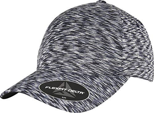 Flexfit Unisex 280-FLEXFIT Delta UNIPANEL Cap Baseballkappe, Melange Navy, L/XL