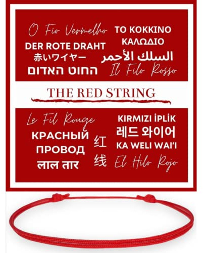 Red String Kabbalah Bracelet Protection Adjustable Cord for Men, Women, and Teens – Spiritual Amulet, Good Luck Gift, Energy Talisman, Evil Eye Protection
