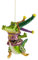 BUTLERS Weihnachtsbaumkugel Crazy Krokodil Christbaumschmuck Glas Grün -Hang ON- Weihnachten Baumkugeln Wildes Krokodil Figur | Tannenbaum Deko & Weihnachtsdeko