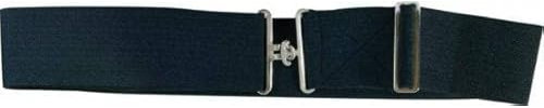 York Elastik-Deckengurt (schwarz) für Pferd, Gurt, Polyester, Schwarz, 105-150 cm