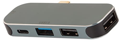 5 in 1 USB C Hub Multiport Adaper, Hot Swappable, 100W 5Gbps Type C Hub with PD Type C USB Female Output, Type C Male Input, USB C Dongle for Phone Laptops and Other Type C Devices